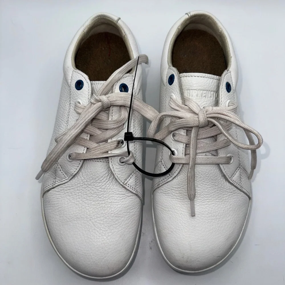Birkenstock QO 500 NL White Leather Safety Slip Resistant Shoes‎ Work M6 L8 EU39